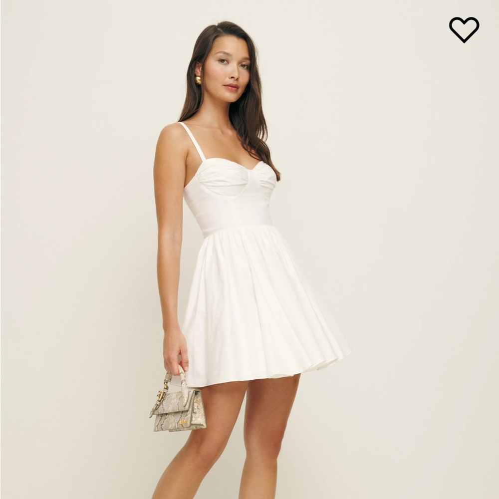 NWT Reformation Cherrie Dress in White